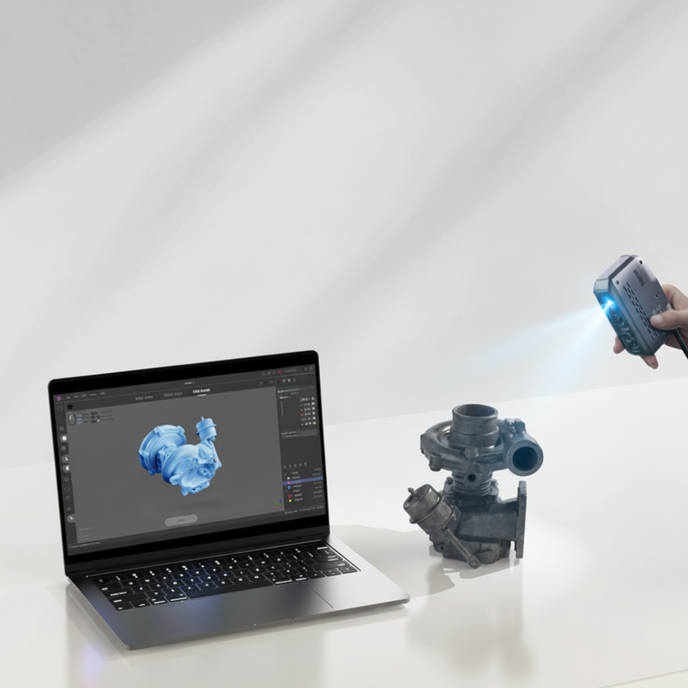 Escáner 3D Portátil de Escritorio Escáner de Modelos de Alta Precisión