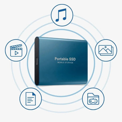 Unidad SSD Externa Portátil de Alta Velocidad Almacenamiento Compacto USB C