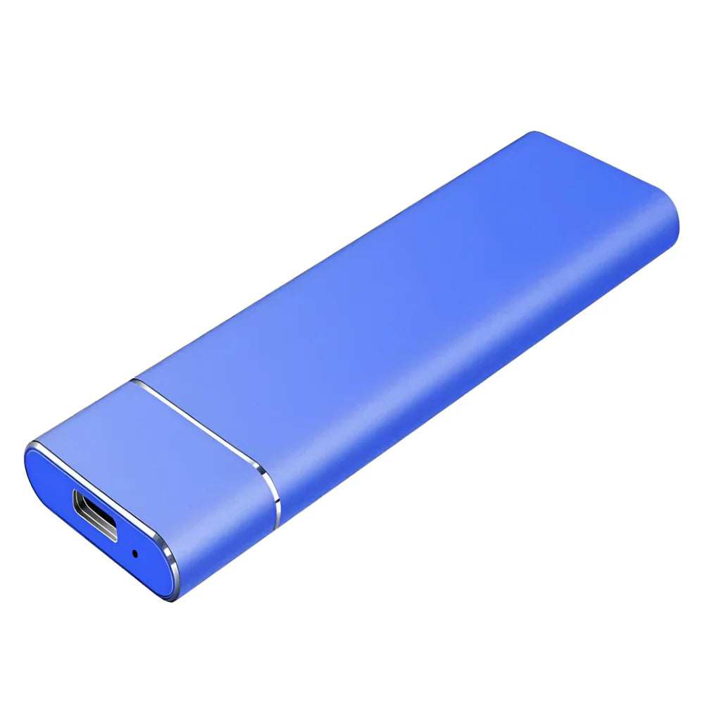 Disco Duro Externo Portátil USB Diseño Delgado de Aluminio para Almacenamiento