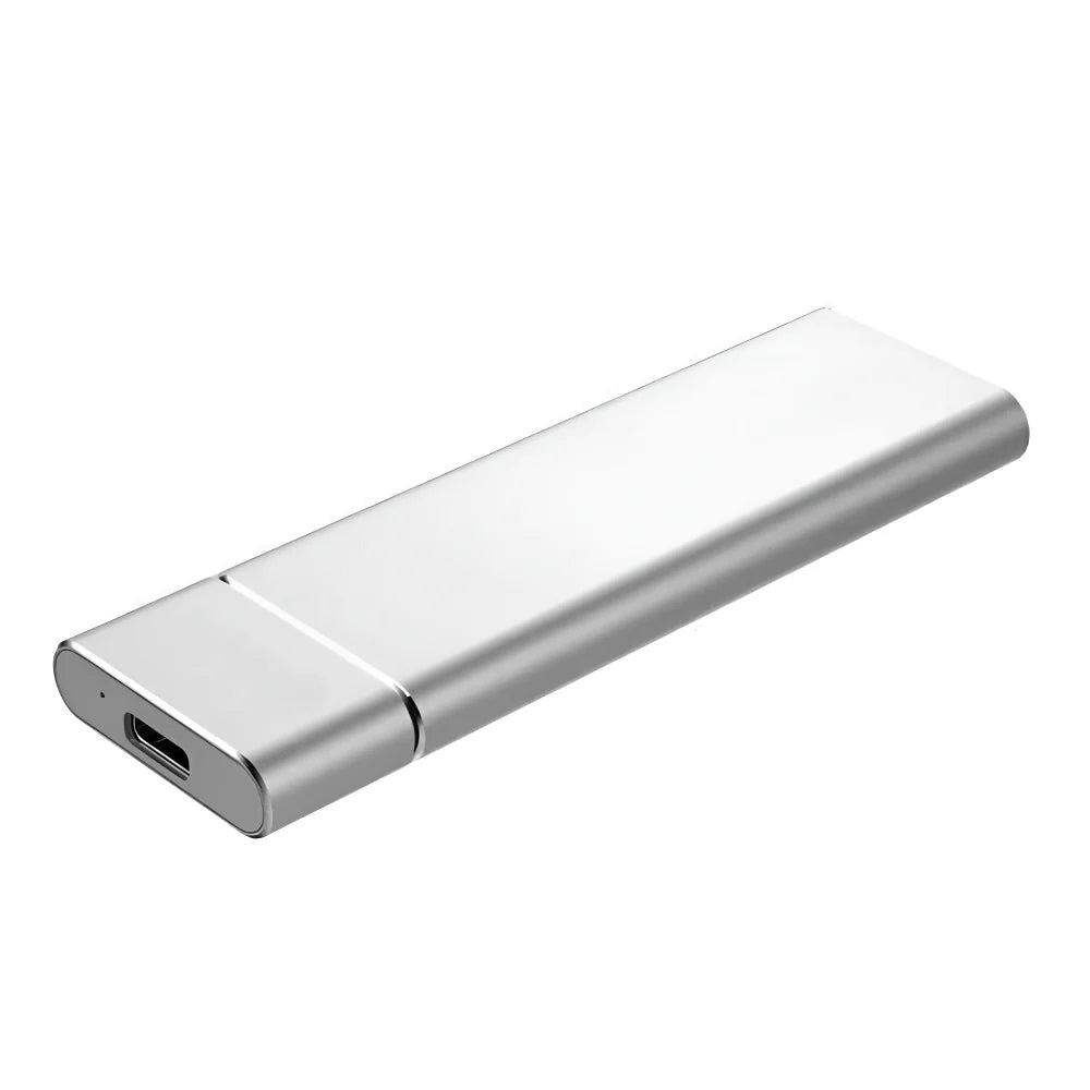Disco Duro Externo Portátil USB Diseño Delgado de Aluminio para Almacenamiento