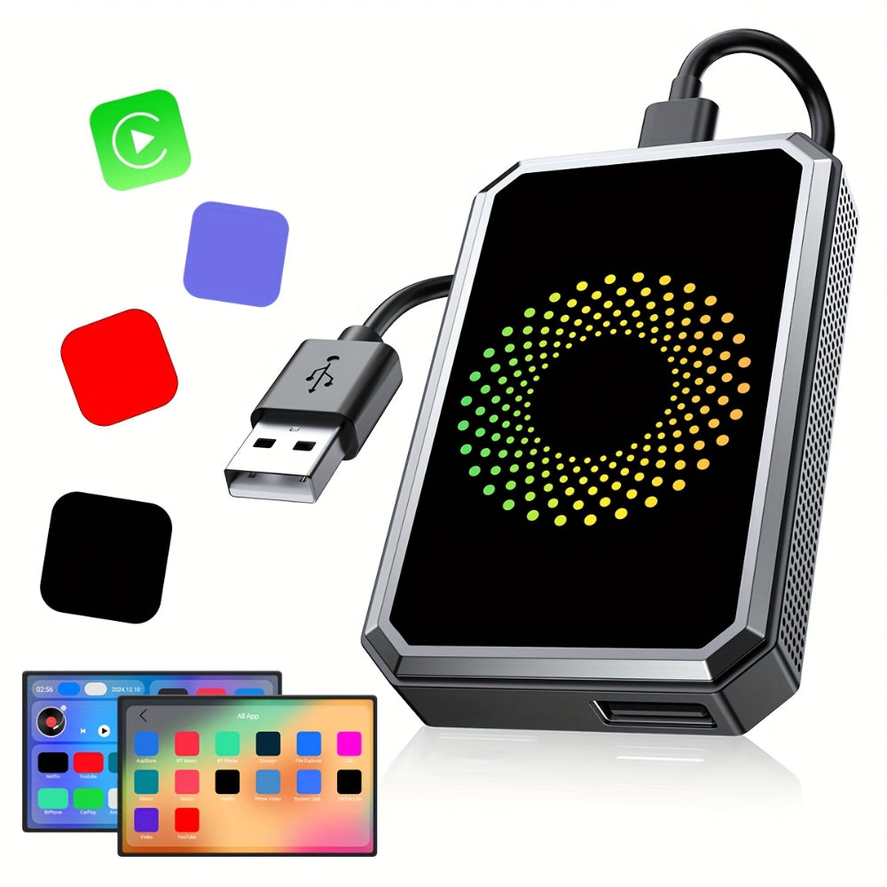 Adaptador de Coche Inalámbrico Caja de Transmisión Multimedia para Pantalla