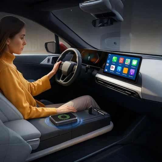 Adaptador de Coche Inalámbrico Caja de Transmisión Multimedia para Pantalla