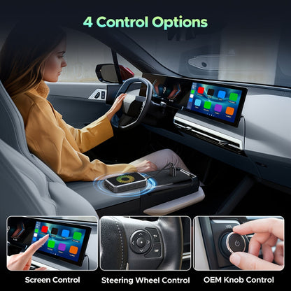 Adaptador de Coche Inalámbrico Caja de Transmisión Multimedia para Pantalla