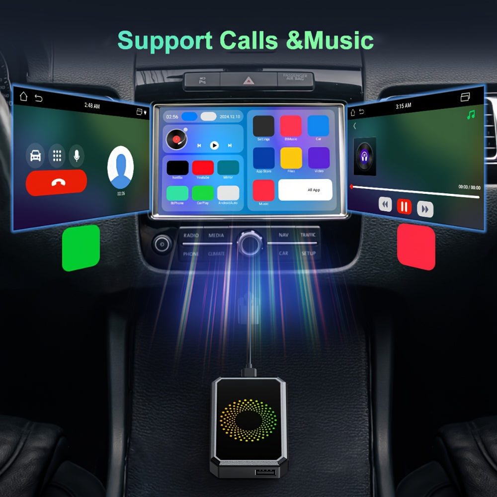 Adaptador de Coche Inalámbrico Caja de Transmisión Multimedia para Pantalla
