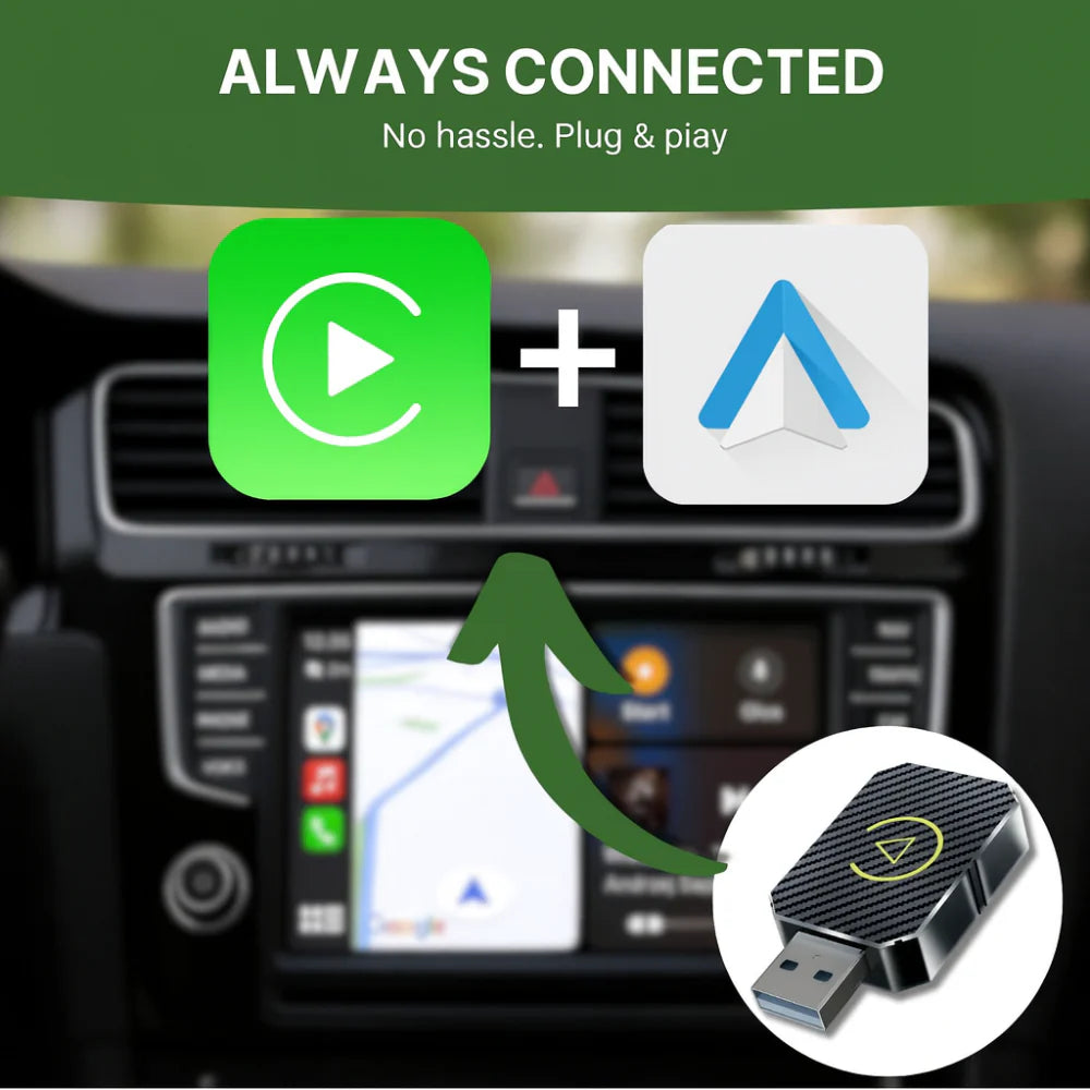 Adaptador de Coche Inalámbrico USB Módulo de Integración de Smartphone para Vehículo