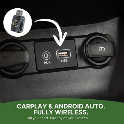 Adaptador de Coche Inalámbrico USB Módulo de Integración de Smartphone para Vehículo