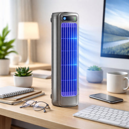Ventilador de Escritorio Portátil Estilo Torre para Sobremesa