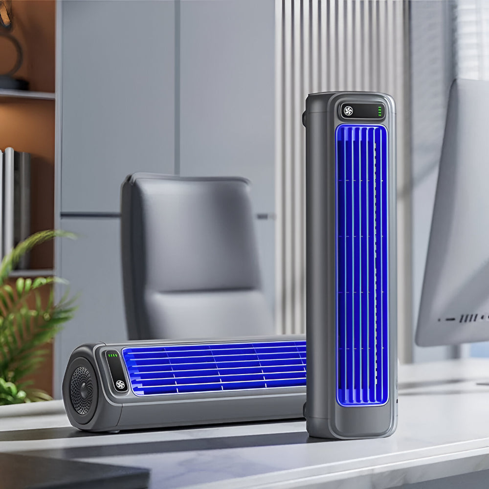Ventilador de Escritorio Portátil Estilo Torre para Sobremesa