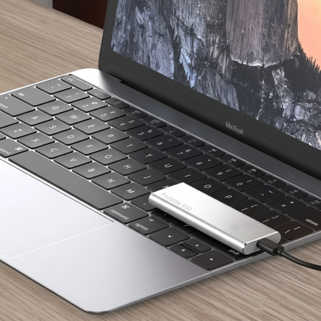 Disco Duro Externo Portátil USB C Ultra Delgado Almacenamiento 500GB