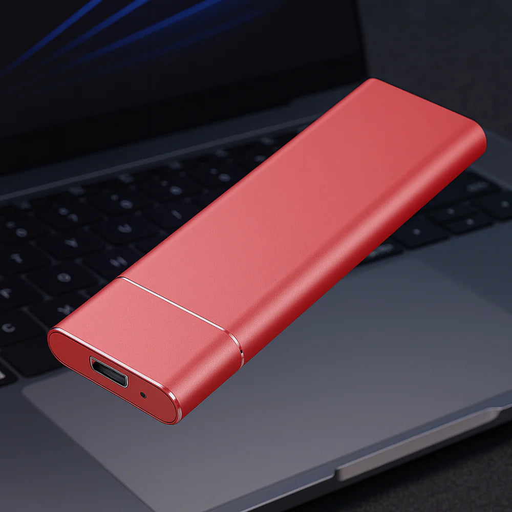 Disco Duro Externo Portátil USB Diseño Delgado de Aluminio para Almacenamiento