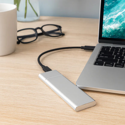Disco Duro Externo Portátil USB Diseño Delgado de Aluminio para Almacenamiento