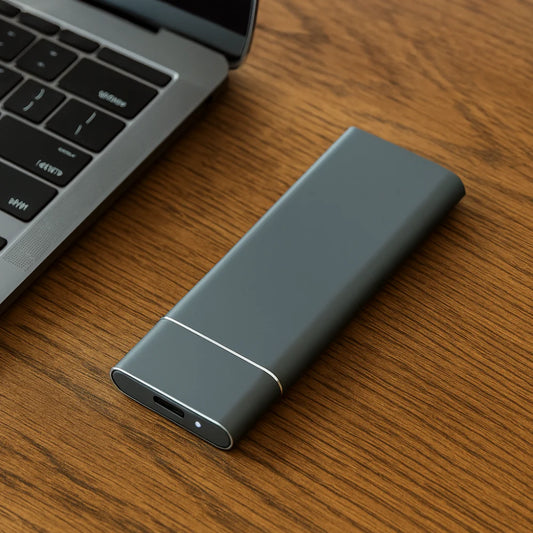 Disco Duro Externo Portátil USB Diseño Delgado de Aluminio para Almacenamiento