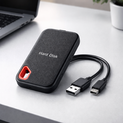 Disco Duro Externo Portátil SSD Almacenamiento de Datos de Alta Velocidad
