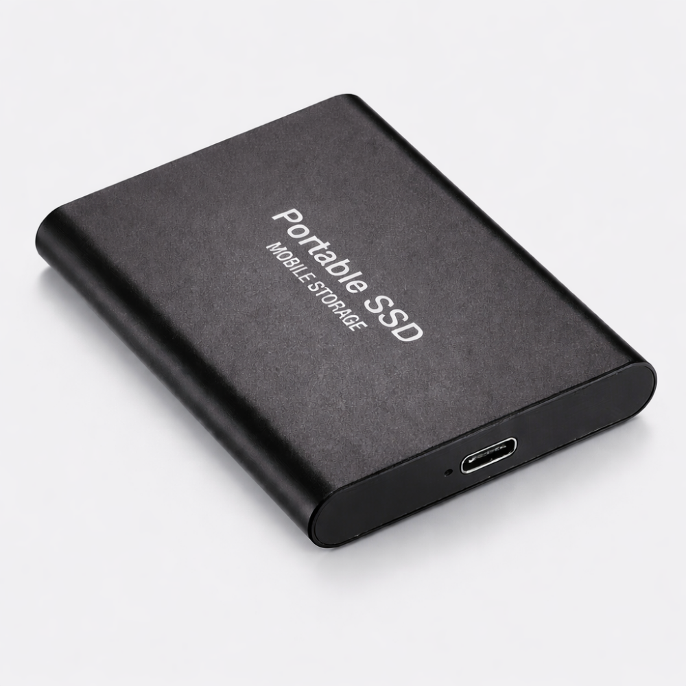 Unidad SSD Externa Portátil 512GB Almacenamiento Compacto Rápido USB C