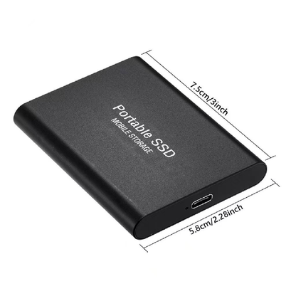 Unidad SSD Externa Portátil 512GB Almacenamiento Compacto Rápido USB C