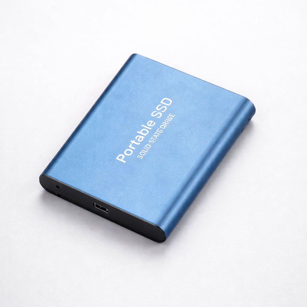 Unidad SSD Externa Portátil 512GB Almacenamiento Compacto Rápido USB C