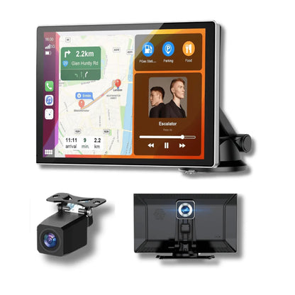 Adaptador de Coche Inalámbrico CarPlay Android Auto con Pantalla Táctil
