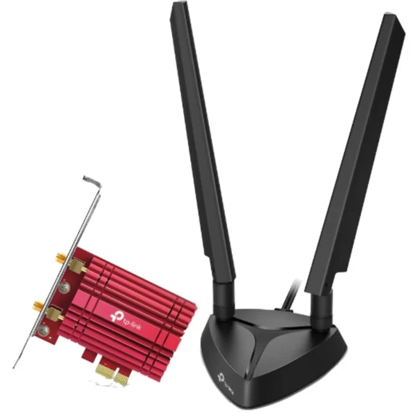 Adaptador de red - TP-Link, Wi-Fi 6, Bluetooth 5.2, 5400 Mbit/s