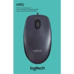 Ratón Logitech M90 – Con Cable, Ambidiestro, 1000 dpi,